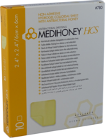 MEDIHONEY HCS Hydrogelverband 6x6 cm non-adhesiv - 10St