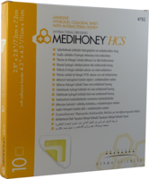 MEDIHONEY HCS Hydrogelverband 7,2x7,2 cm adhesiv - 10St
