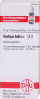 GINKGO BILOBA D 3 Globuli - 10g