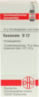 GUAIACUM D 12 Globuli - 10g
