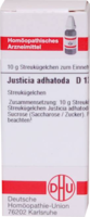 JUSTICIA adhatoda D 12 Globuli - 10g