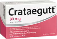 CRATAEGUTT 80 mg Filmtabletten - 100St - Stärkung für das Herz