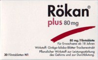 RÖKAN Plus 80 mg Filmtabletten - 30St - Gedächtnisstärkung