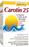 CAROTIN 25 Feingold Kapseln - 100St - Für Haut, Haare & Knochen