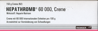 HEPATHROMB Creme 60.000 - 150g - Heparin (äußerlich)