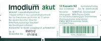 IMODIUM akut Kapseln - 6St - Durchfallmittel