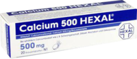 CALCIUM 500 HEXAL Brausetabletten - 20St - Calcium