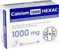 CALCIUM 1000 HEXAL Brausetabletten - 40St - Calcium