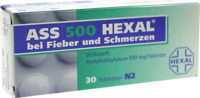ASS 500 HEXAL Tabletten - 30St - Grippe & Fieber