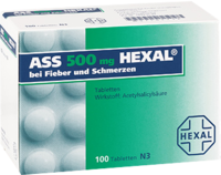 ASS 500 HEXAL Tabletten - 100St - Grippe & Fieber