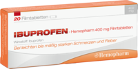 IBUPROFEN Hemopharm 400 mg Filmtabletten - 20St - Schmerzen allgemein