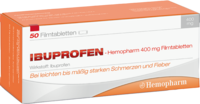 IBUPROFEN Hemopharm 400 mg Filmtabletten - 50St - Schmerzen allgemein