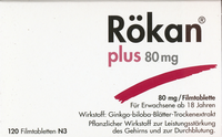 RÖKAN Plus 80 mg Filmtabletten - 120St - Gedächtnisstärkung