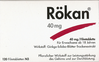 RÖKAN 40 mg Filmtabletten - 120St - Gedächtnisstärkung