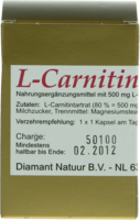 L-CARNITIN 1x1 pro Tag Kapseln - 45St