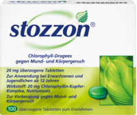 STOZZON Chlorophyll überzogene Tabletten - 100St - Frischer Atem