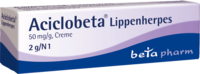 ACICLOBETA Lippenherpes Creme - 2g