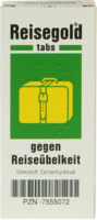 REISEGOLD Tabs gg. Reiseübelkeit - 10St - Übelkeit & Schwindel
