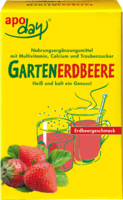 APODAY Gartenerdbeere Multivitamin+Calcium Pulver - 10X10g