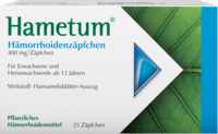 HAMETUM Hämorrhoiden Zäpfchen - 25St - Hämorrhoiden