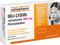 IBU LYSIN ratiopharm 684 mg Filmtabletten - 10St - Schmerzen allgemein