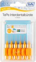 TEPE Interdentalbürste 0,45mm orange - 6St - Interdentalpflege