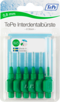 TEPE Interdentalbürste 0,8mm grün - 6St - Interdentalpflege