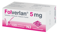 FOLVERLAN 5 mg Tabletten - 100St - Folsäure