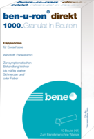 BEN-U-RON direkt 1.000 mg Granulat Cappuccino - 10St - Schmerzen allgemein