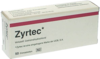 ZYRTEC 10 mg Filmtabletten