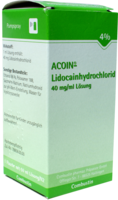 ACOIN-Lidocainhydrochlorid 40 mg/ml Lösung - 50ml