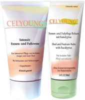 CELYOUNG Intensiv Fersen Fußcr.+Balsam 2x100ml - 1St