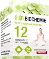 GIB Biochemie Nr.12 Calcium sulfuricum D 6 Tabl. - 200St