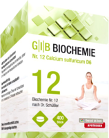 GIB Biochemie Nr.12 Calcium sulfuricum D 6 Tabl. - 400St