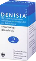 DENISIA 2 chronische Bronchitis Tabletten - 80St - Hustenlöser