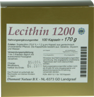 LECITHIN 1200 Kapseln - 100St
