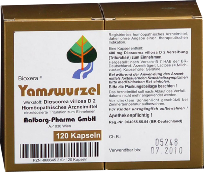 YAMSWURZEL KAPSELN 120 St