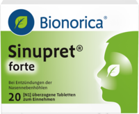 SINUPRET forte überzogene Tabletten - 20St - Nase frei