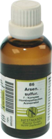 ARSENICUM SULFURICUM F Komplex Nr.86 Dilution - 50ml