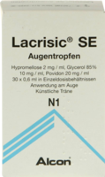 LACRISIC SE Einzeldosispipetten - 30X0.6ml