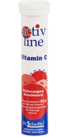 ACTIVLINE Vitamin C Blutorange Brausetabletten - 20St