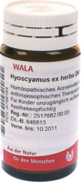 HYOSCYAMUS EX Herba D 6 Globuli - 20g