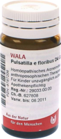 PULSATILLA E floribus D 4 Globuli - 20g