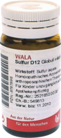 SULFUR D 12 Globuli - 20g