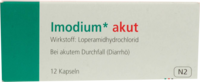 IMODIUM akut Hartkapseln - 12St - Durchfallmittel