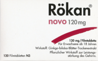 RÖKAN Novo 120 mg Filmtabletten - 120St - Gedächtnisstärkung