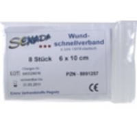 SENADA Wundschnellverband 6x10 cm - 8St