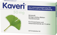 KAVERI 50 Filmtabletten - 100St - Gedächtnisstärkung