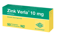 ZINK VERLA 10 mg Filmtabletten - 50St - Selen & Zink