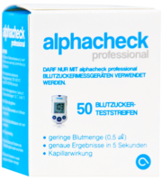 ALPHACHECK professional Blutzuckerteststreifen - 50St